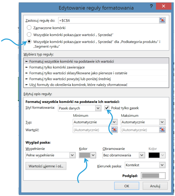 Dashboard Analityczny W Excelu Krok Po Kroku Cz 1 Formatowanie Warunkowe W Tabeli 0622