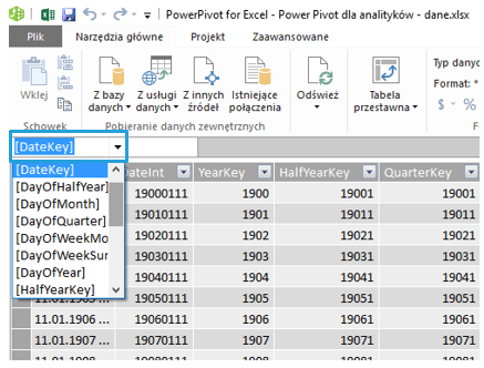 Power Pivot - wskazowka 8