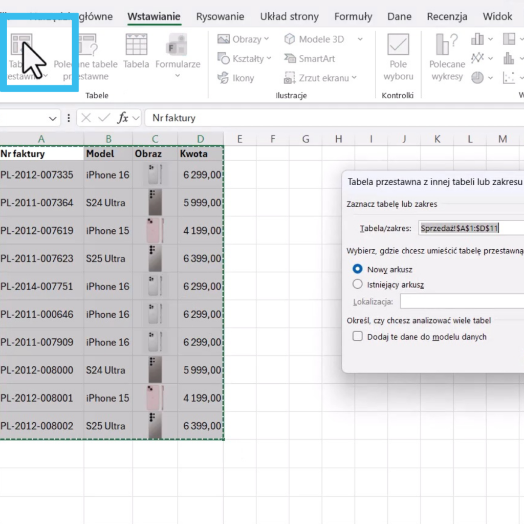 Tabela przestawna w Excelu: 5 metod – tylko dwie działają bez problemów  1
