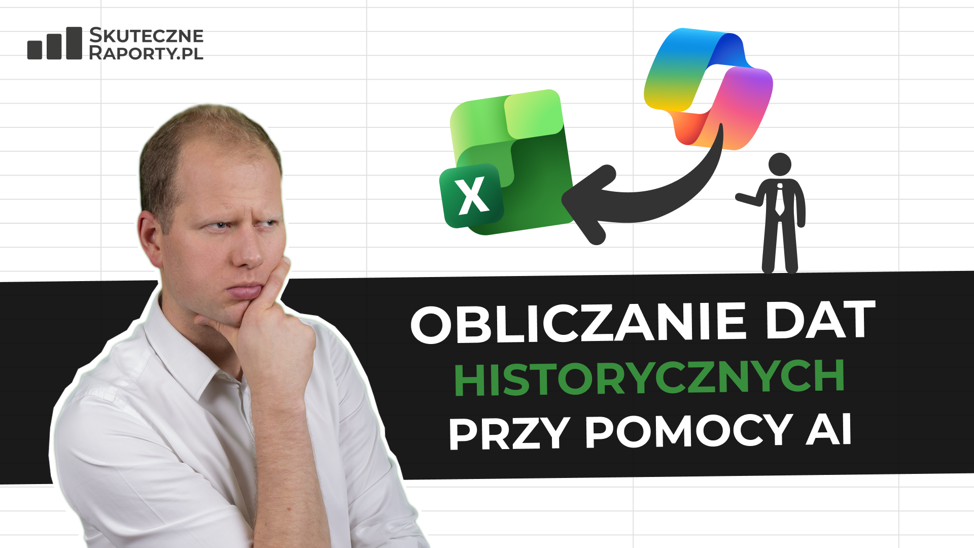 Obliczanie dat historycznych w Excelu przy użyciu Copilot – przykład analizy dat